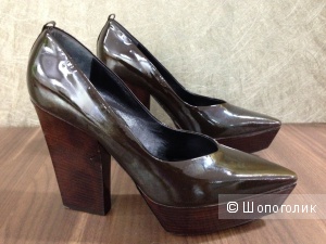 Подиумные туфли от Jil Sander с ценником 695$ новые.оригинал.р.38-38.5