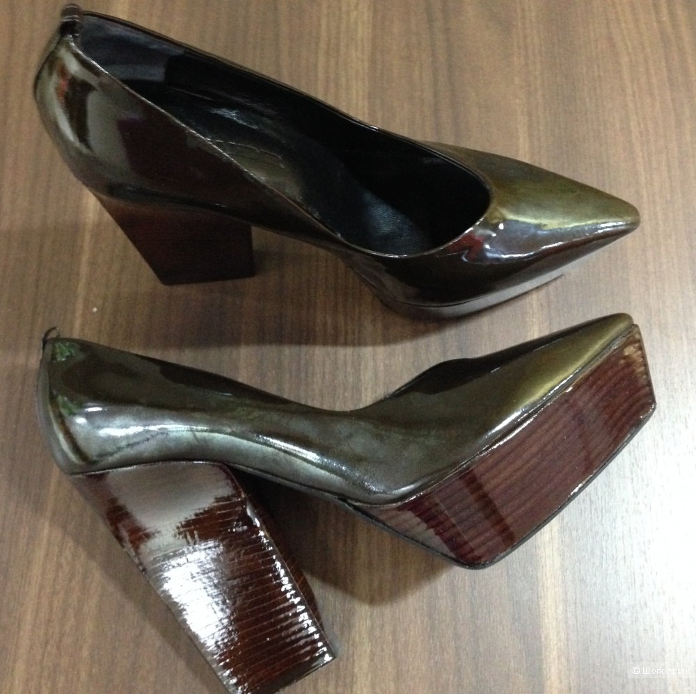Подиумные туфли от Jil Sander с ценником 695$ новые.оригинал.р.38-38.5