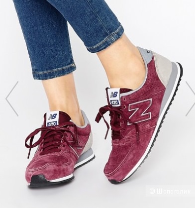 Новые замшевые кроссовки New Balance 420 унисекс 7US/6,5UK/40EU