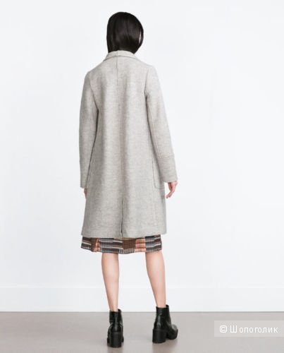 Уютное суконное пальто Zara