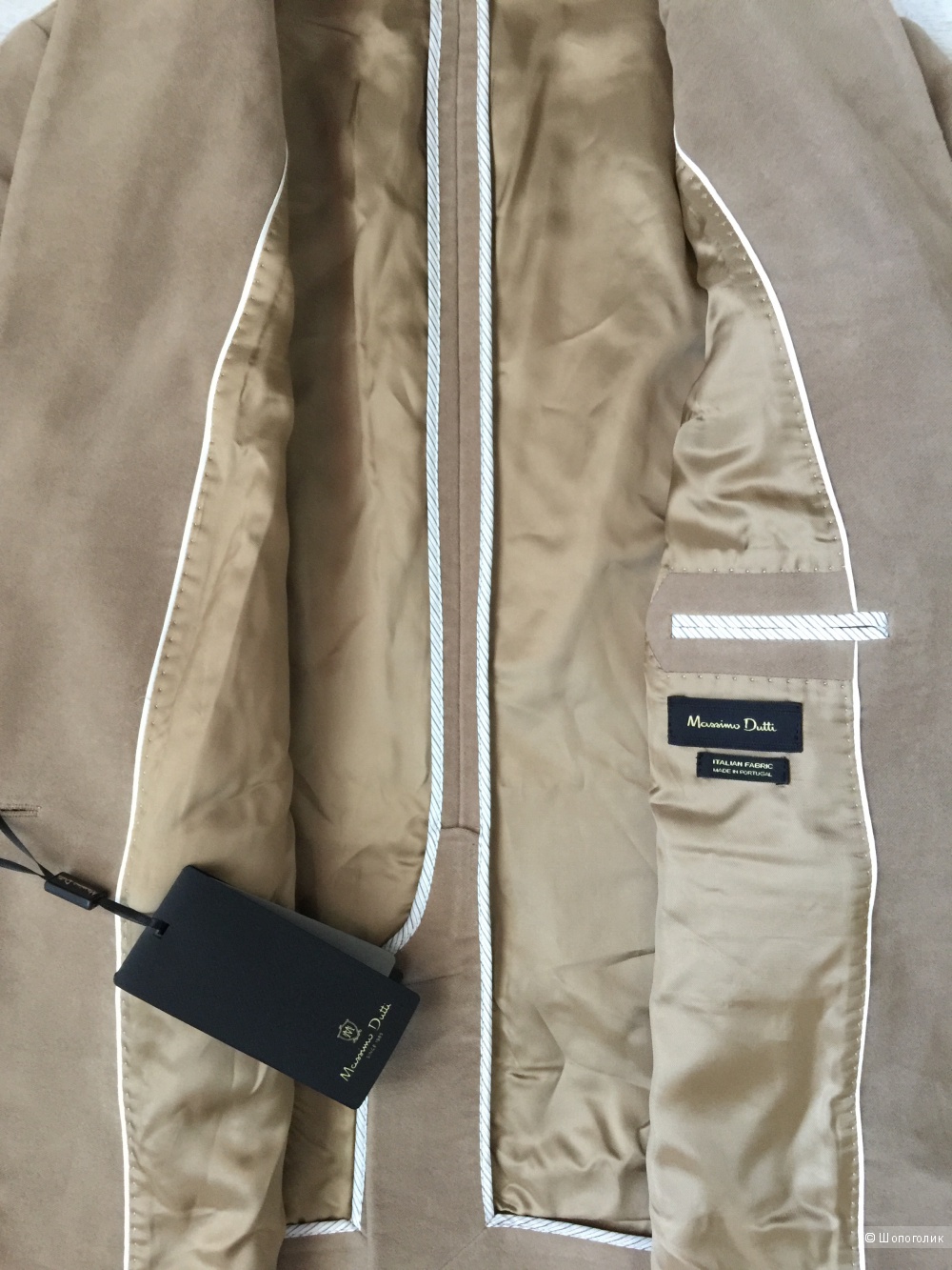 Благородный велюровый пиджак Massimo Dutti
