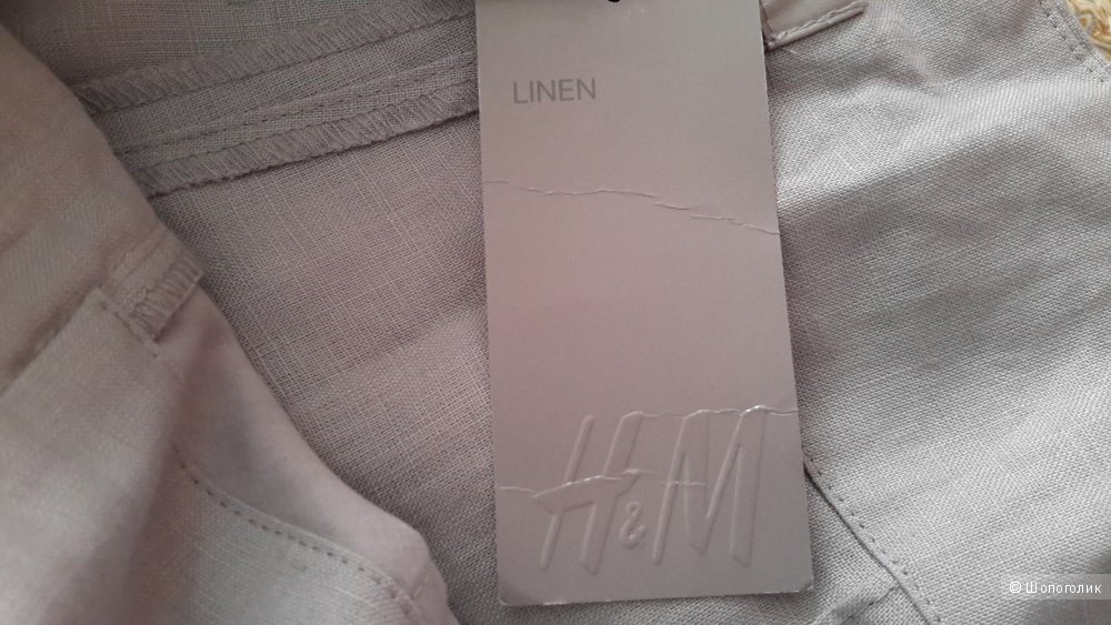 Брюки H&M лен новые размер 40 евро на наш 46-48