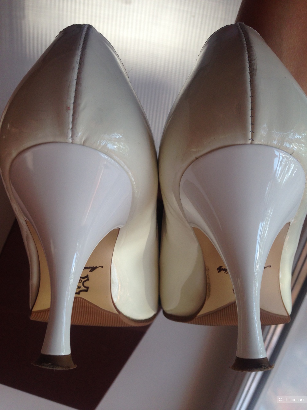 Туфли Florangelo 36 размер белые кожаные