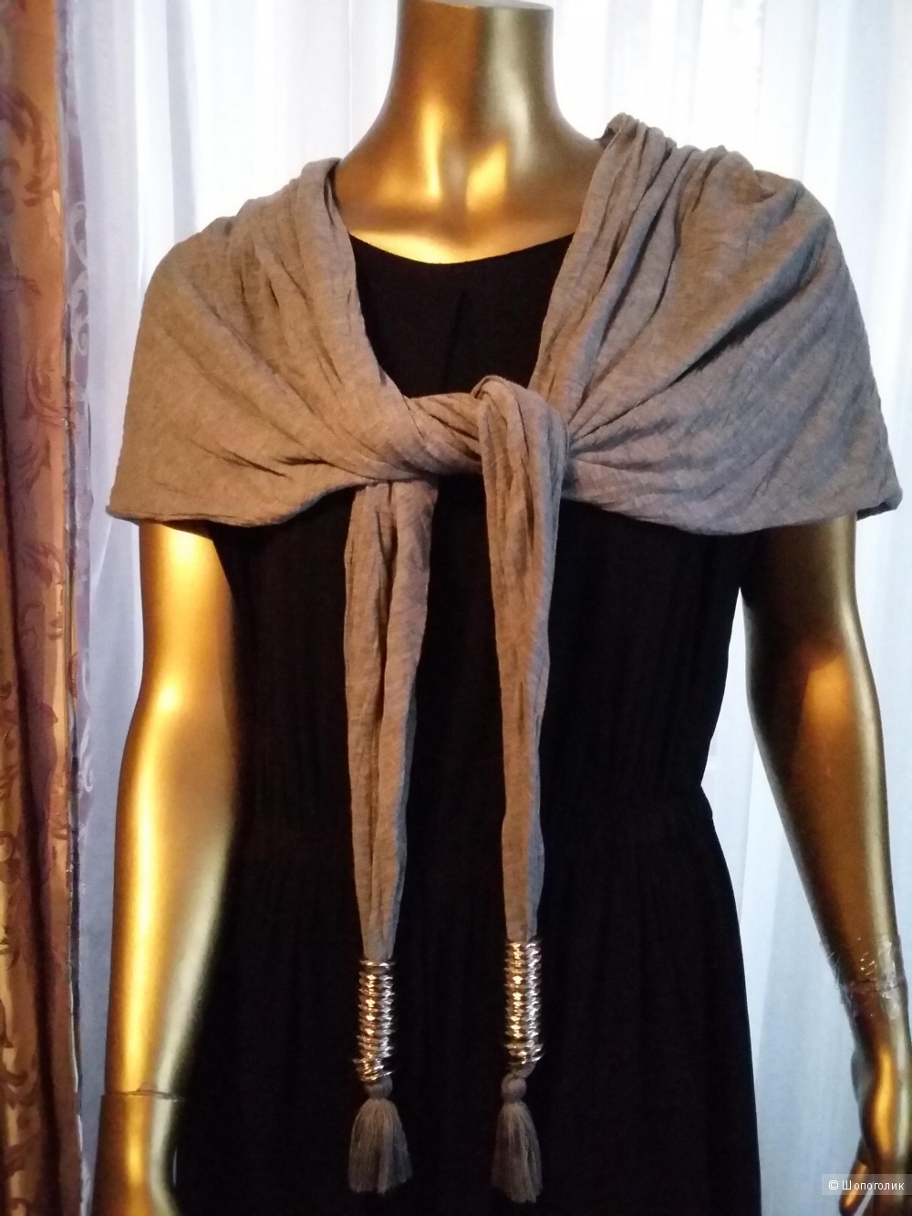 Стильный платок, шаль, палантин на шею. Италия