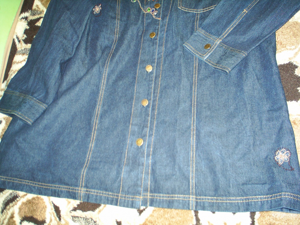 Liz & Me джинсовая рубашка 1X (18/20 US) plus size