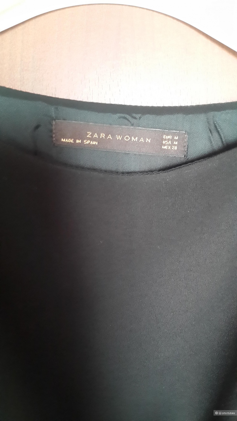 Платье футляр и в пир и в мир  Zara Women черного цвета размер М