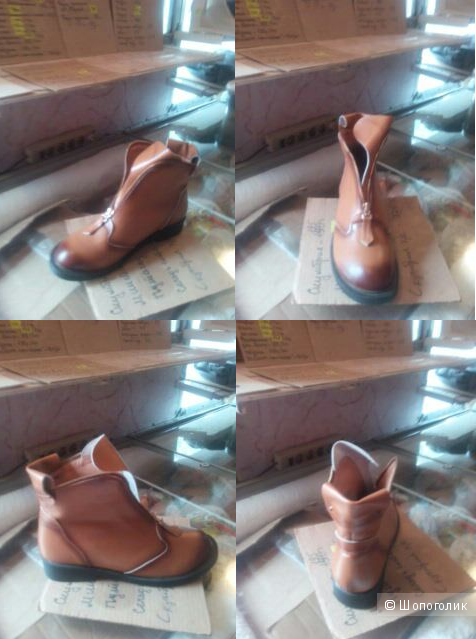 Новые кожаные женские ботинки с сайта aliexpress, очень качественные, мягкая кожа