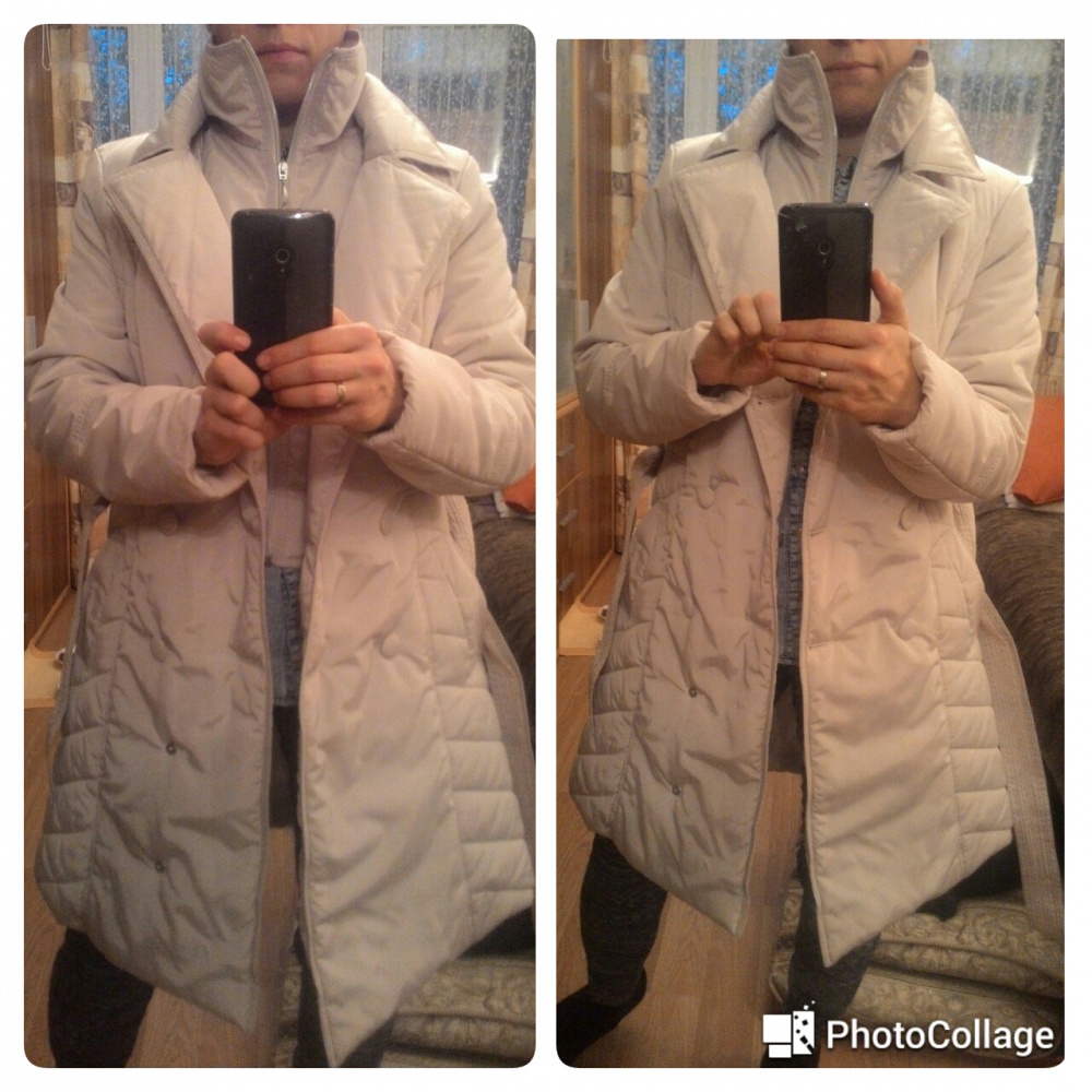 Куртка-пальто двубортное F5