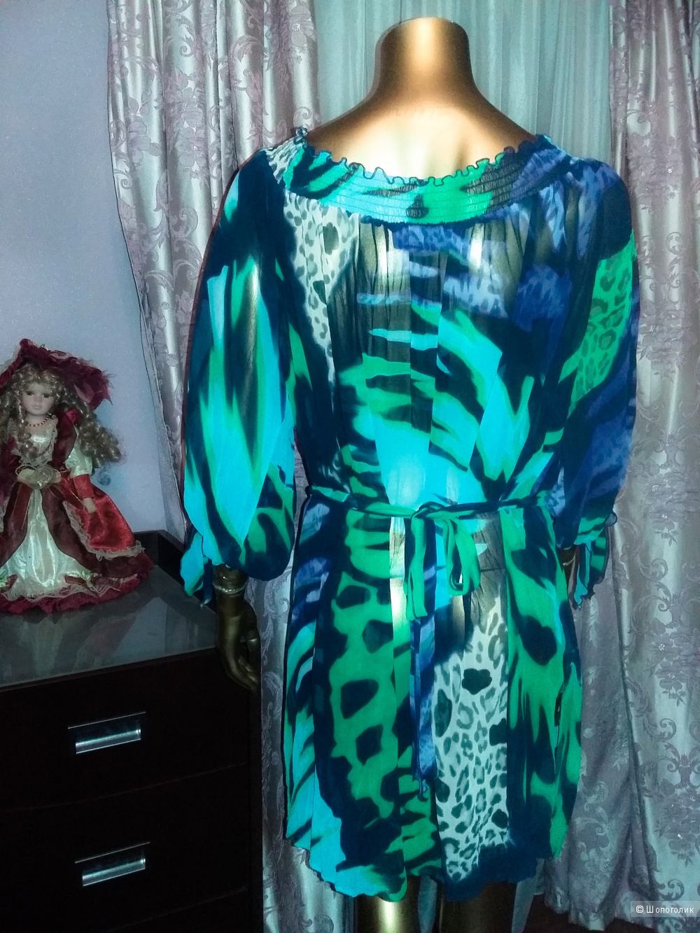 Роскошная туника-блузка-платье. Бренд "22 Maggio". Италия. Оригинал.
