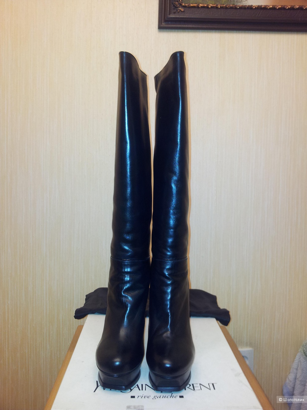 Сапоги Yves Saint Laurent YSL размер 40+,  новые, оригинал