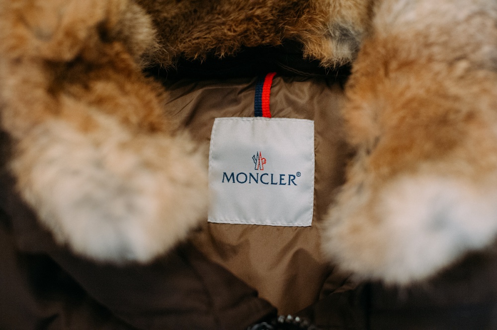 Мужской пуховик-бомбер Moncler, размер 46-48