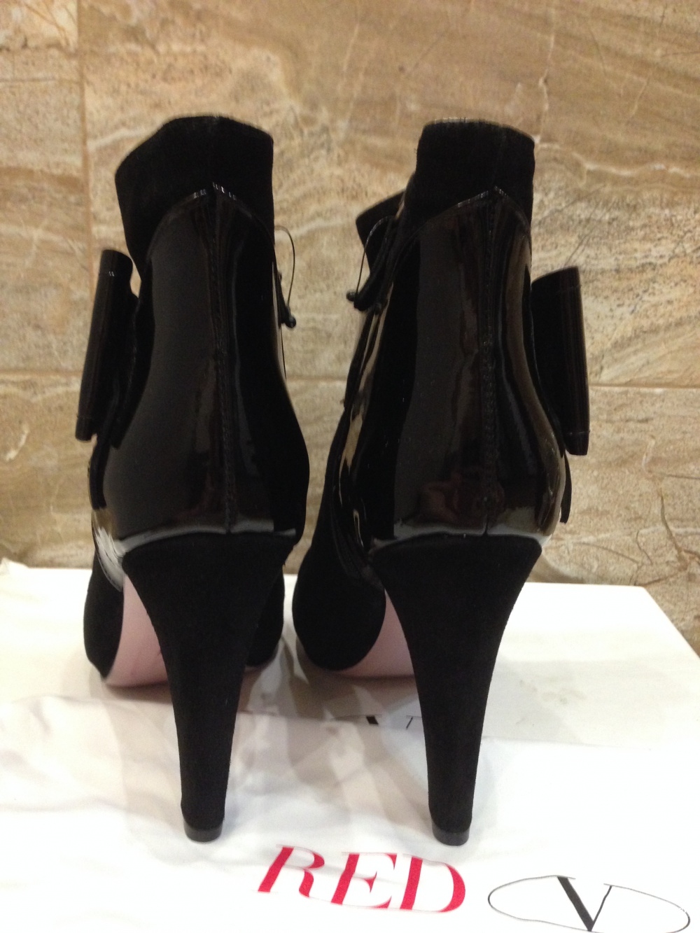 VALENTINO ботиночки с бантами от кутюр р.40.5 Новые.Оригинал