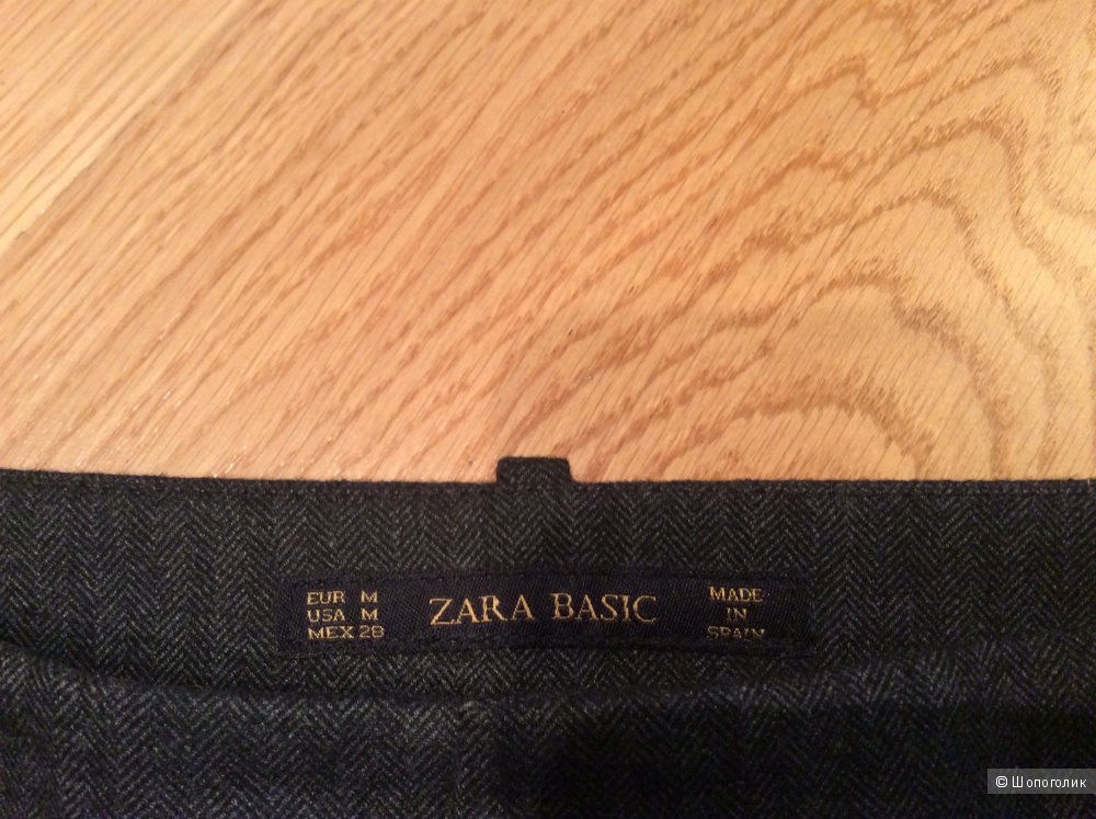 Офисные зауженные брюки ZARA Basic р.М