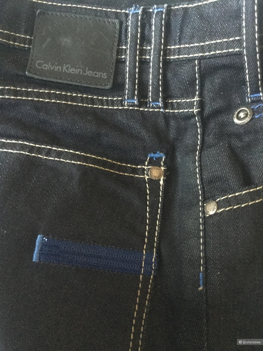 Джинсы Calvin Klein Jeans, темно-синие, размер 25