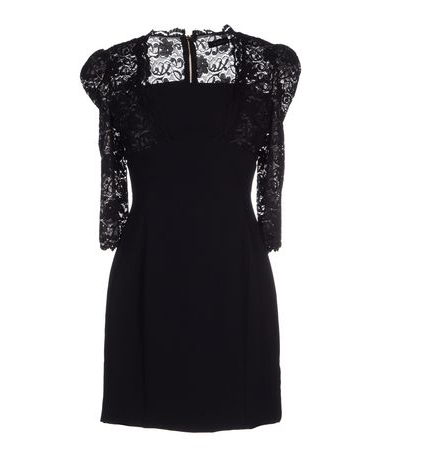 Новое шикарное черное платье mangano р.46 c yoox