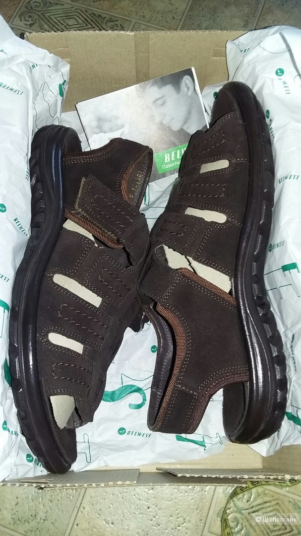 Продам НОВЫЕ сандалии мужские размер 42, производство ООО "Белвест"