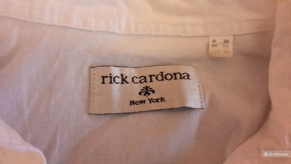 Блузка белая Rick Cardona размер 36 немецкий на наш 44 б/у