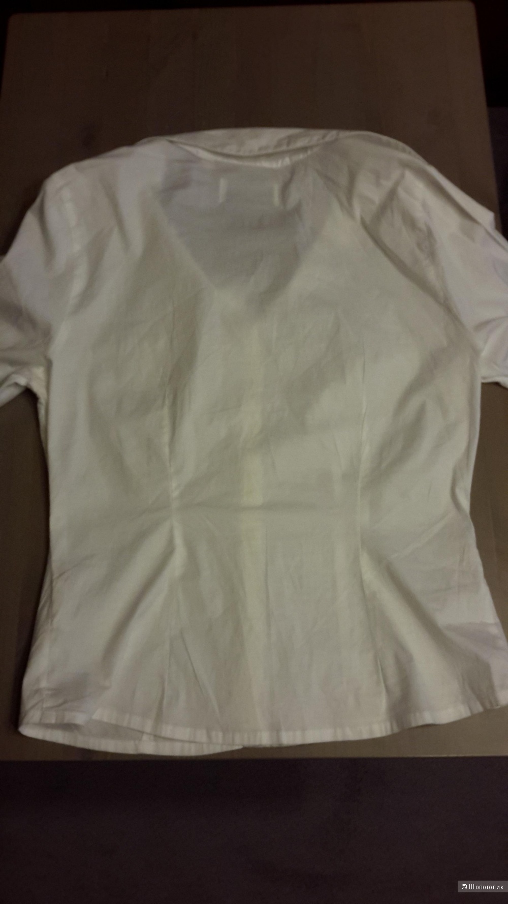 Блузка белая Rick Cardona размер 36 немецкий на наш 44 б/у