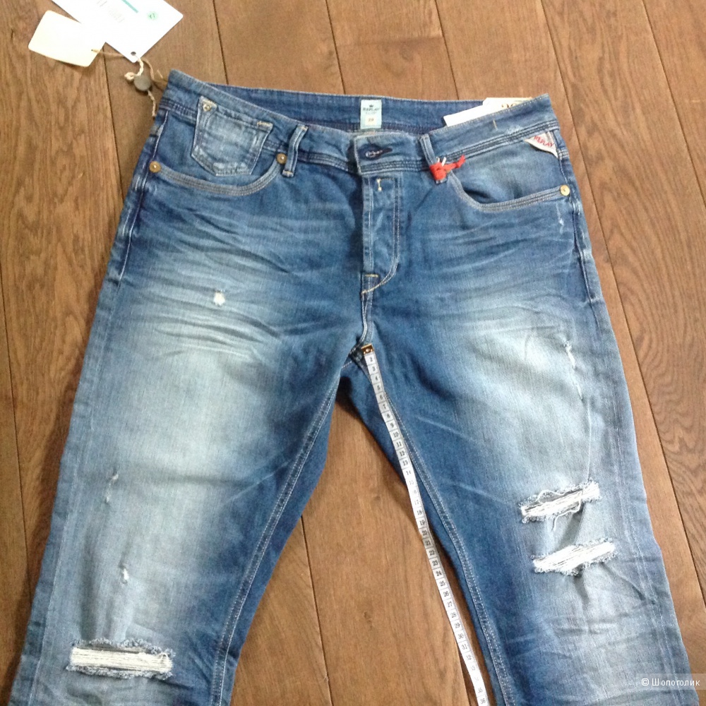Новые джинсы бойфренд Replay 29й размер идут на 30й
