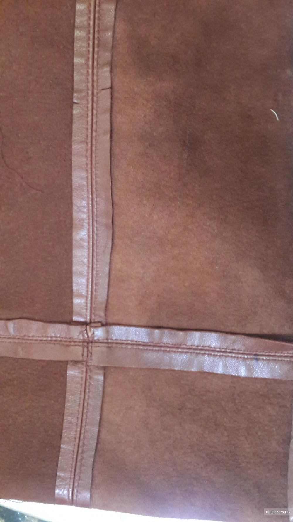 Кожаная юбка футляр оригинал Escada 42 разм. наш 48, цвет марсала