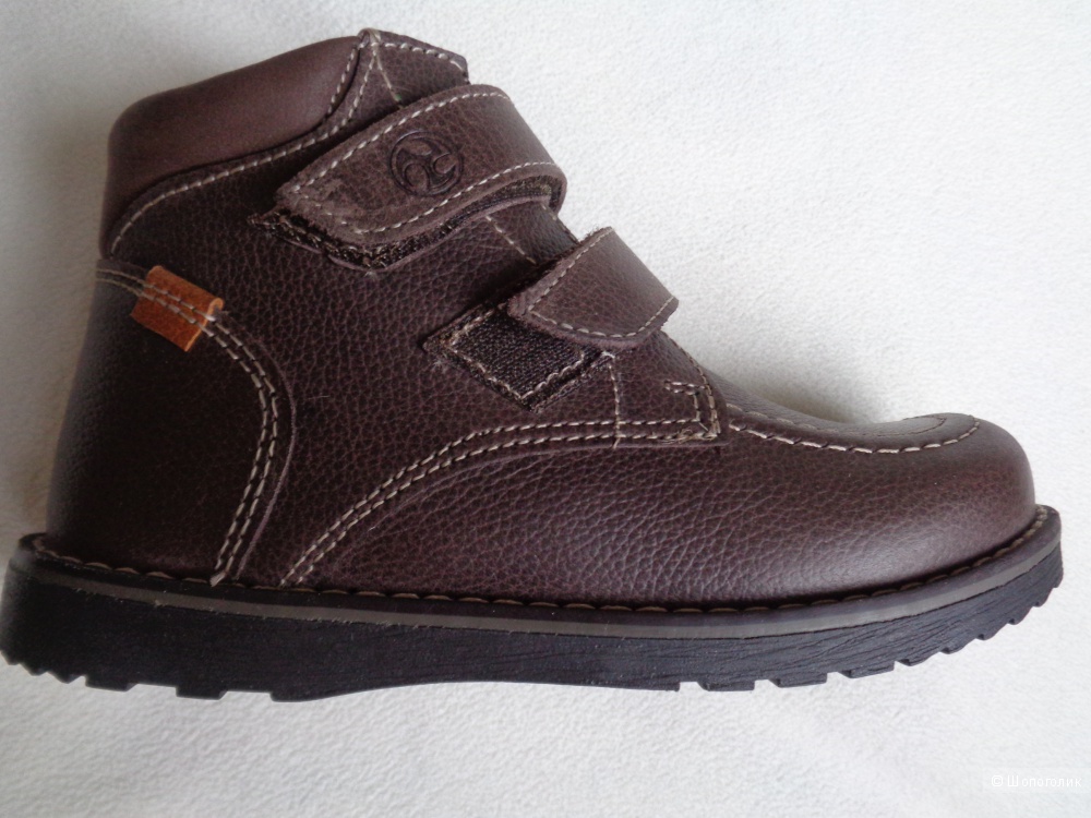 Новые кожаные утепленные ботинки MKIDS 29 размер (19 см стелька) для мальчика