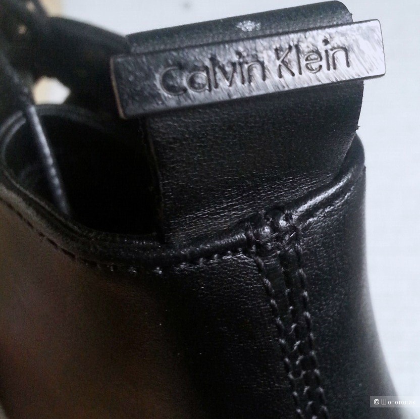 Calvin Klein мужские кожаные ботинки на шнуровке Read, uk8