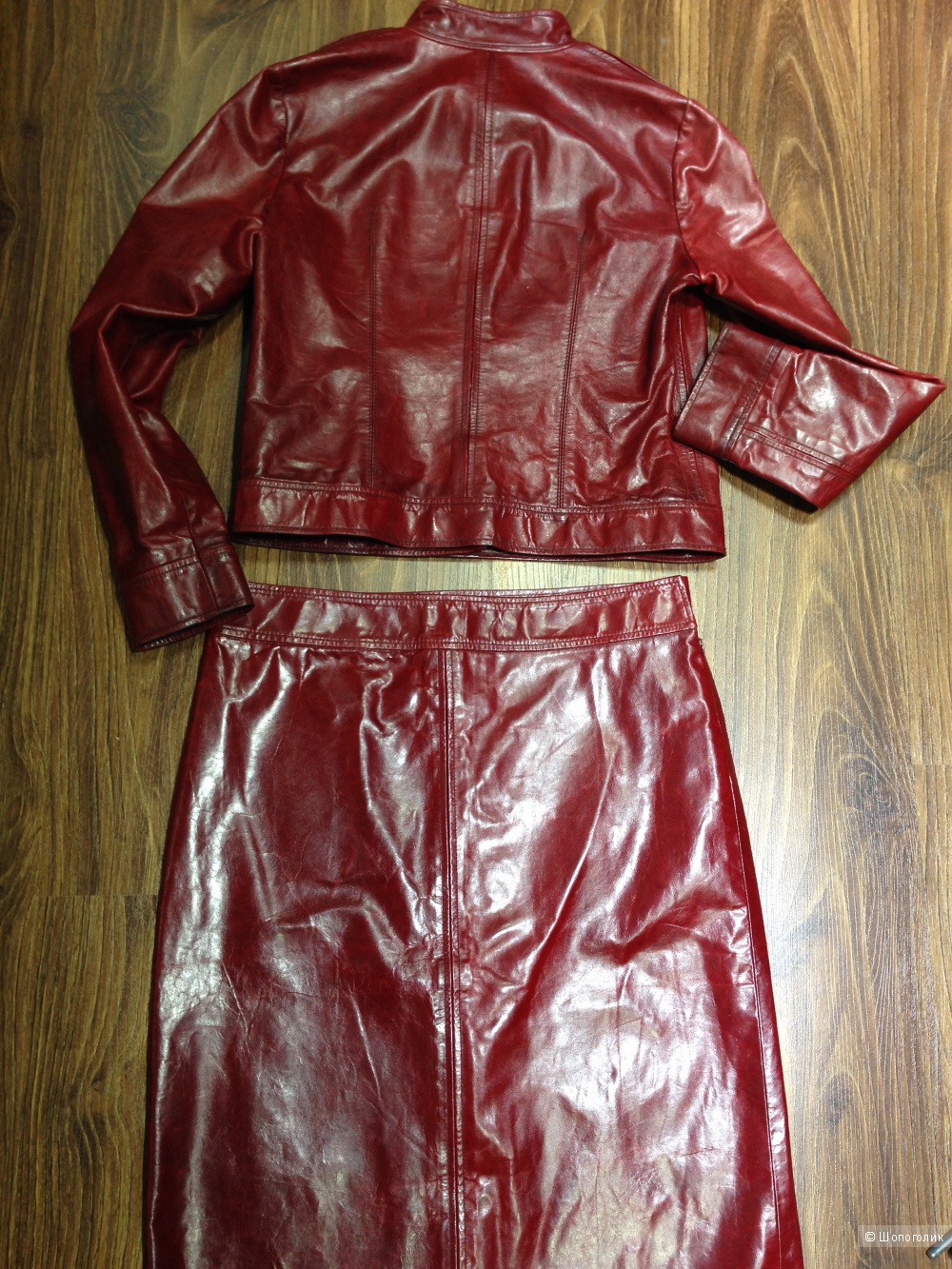 Кожаная юбка DKNY 48 размер Новая