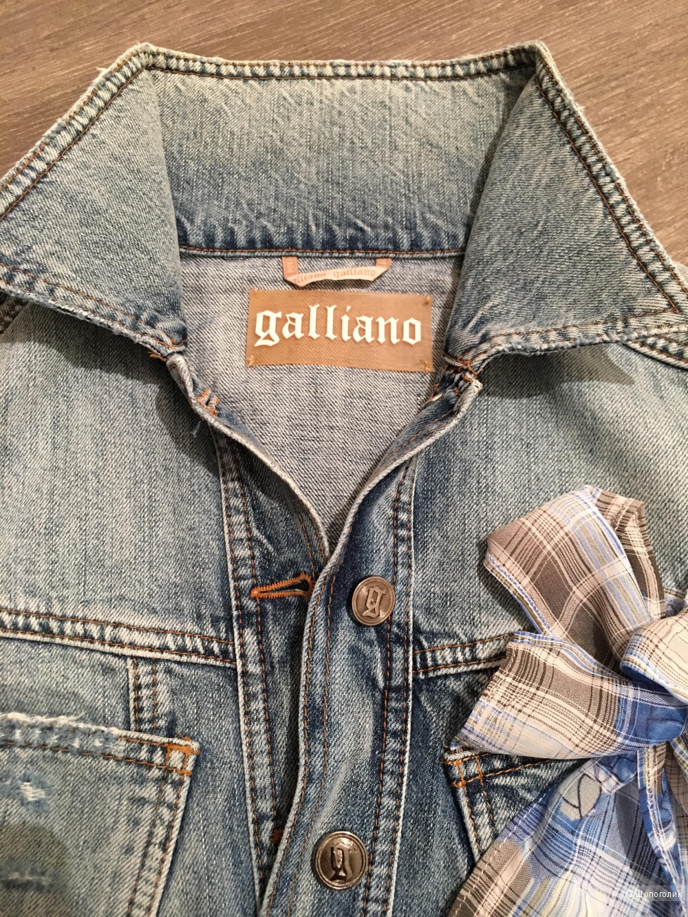 Galliano, деним, куртка