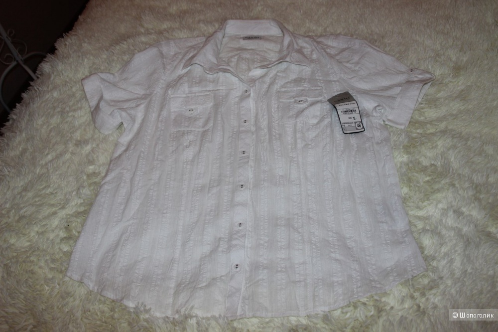 Женская рубашка блуза C&A Canda Германия,размер немецкий 48 (русский 52-54) XXXL,новая