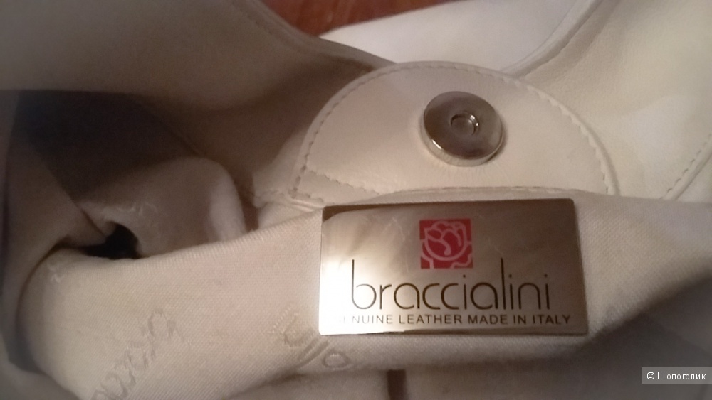 Шикарная сумка " Bracсialini" Италия. Оригинал. Натуральная кожа