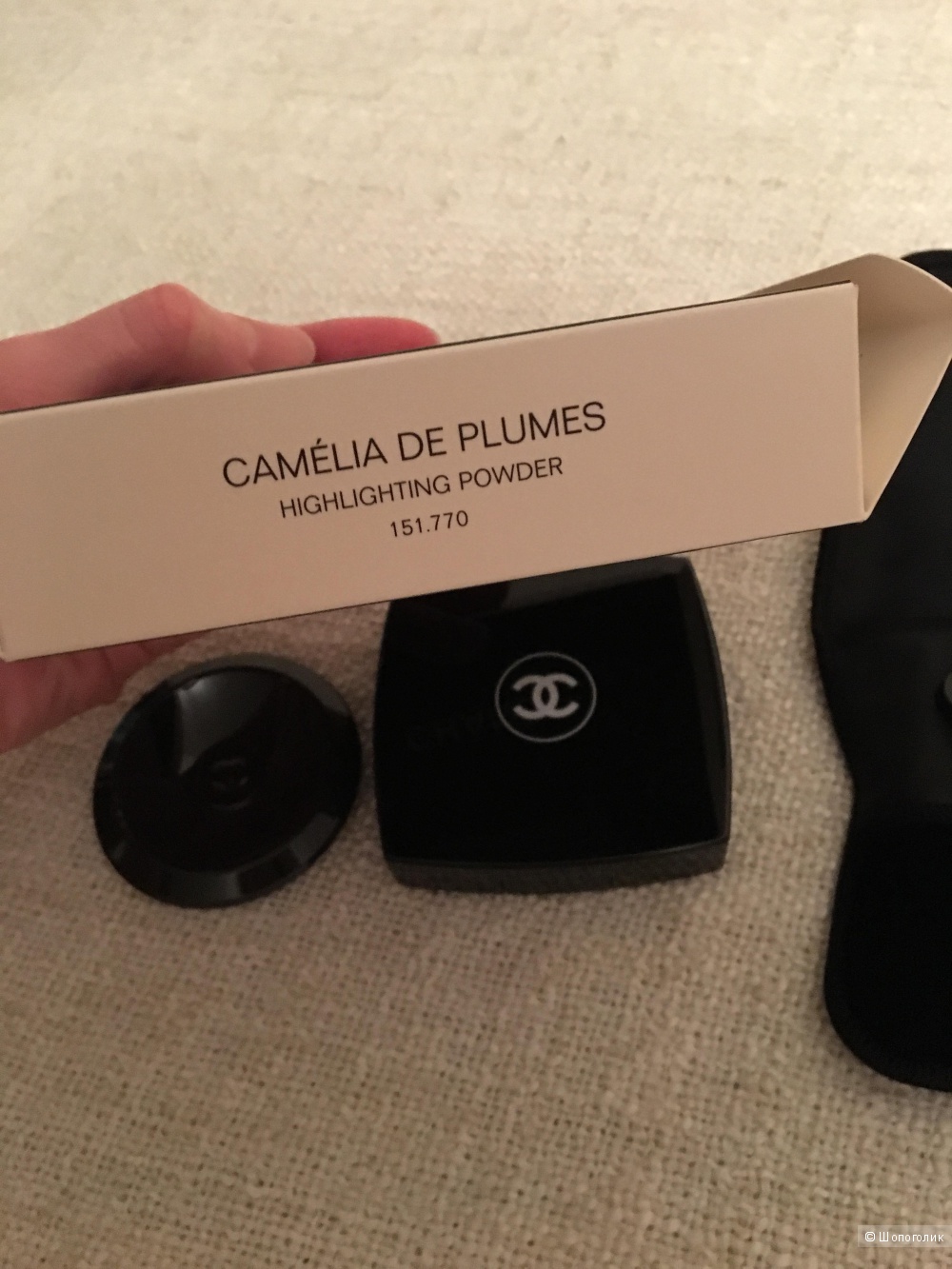 Новая пудра хайлайтер Chanel camellia de plumes