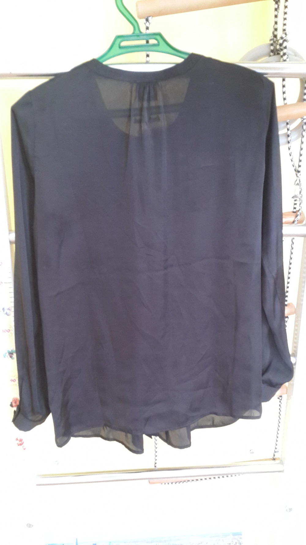 Блуза удлиненная черная, размер S, Sel by peppercorn Дания