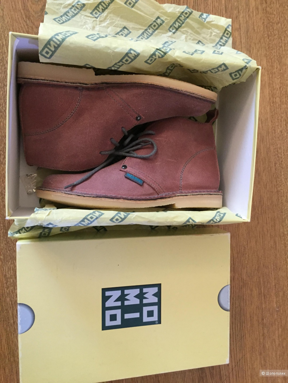 Ботинки для мальчика, новые, Momino (Италия), натуральн. кожа-замша, 31 размер
