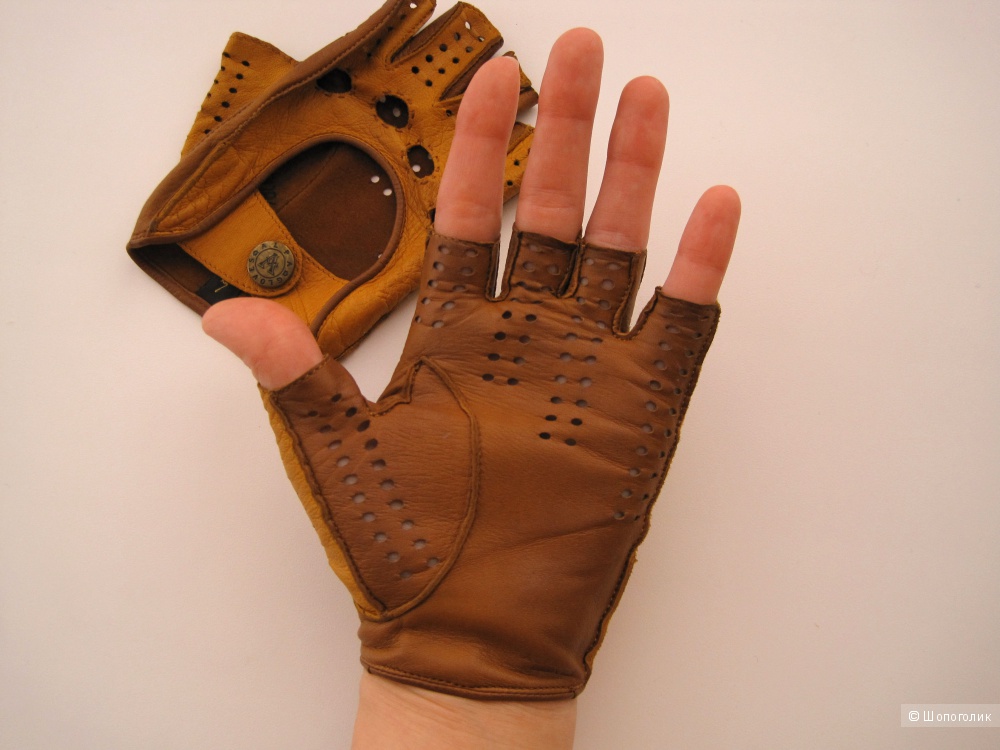 Кожаные автомобильные перчатки Alpa Gloves