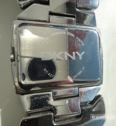 Шикарные часы браслет от DKNY с кристаллами Сваровски