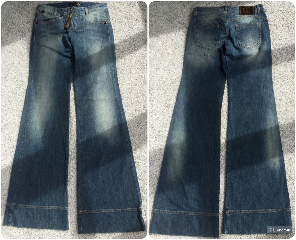 Новые широкие джинсы Roberto Cavalli