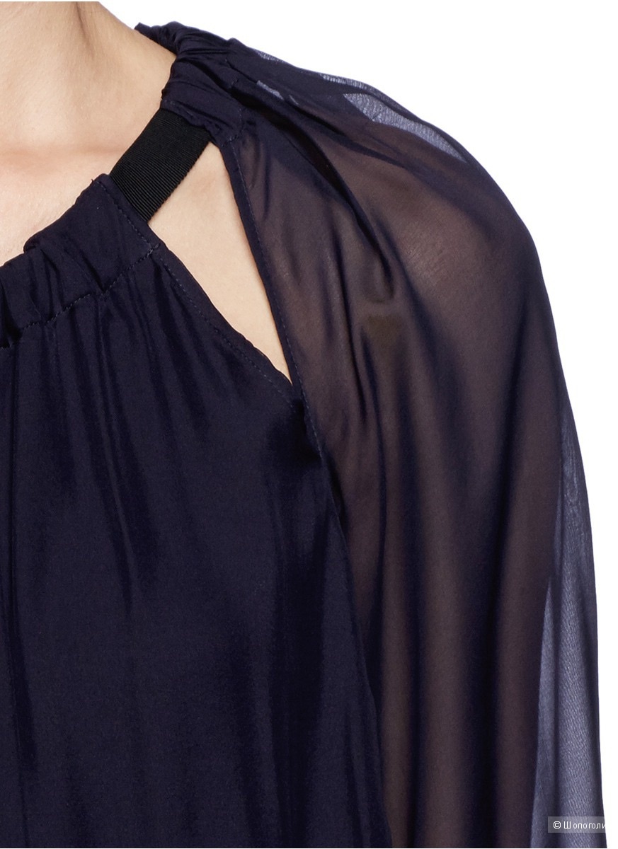 Шелковая блузка Lanvin