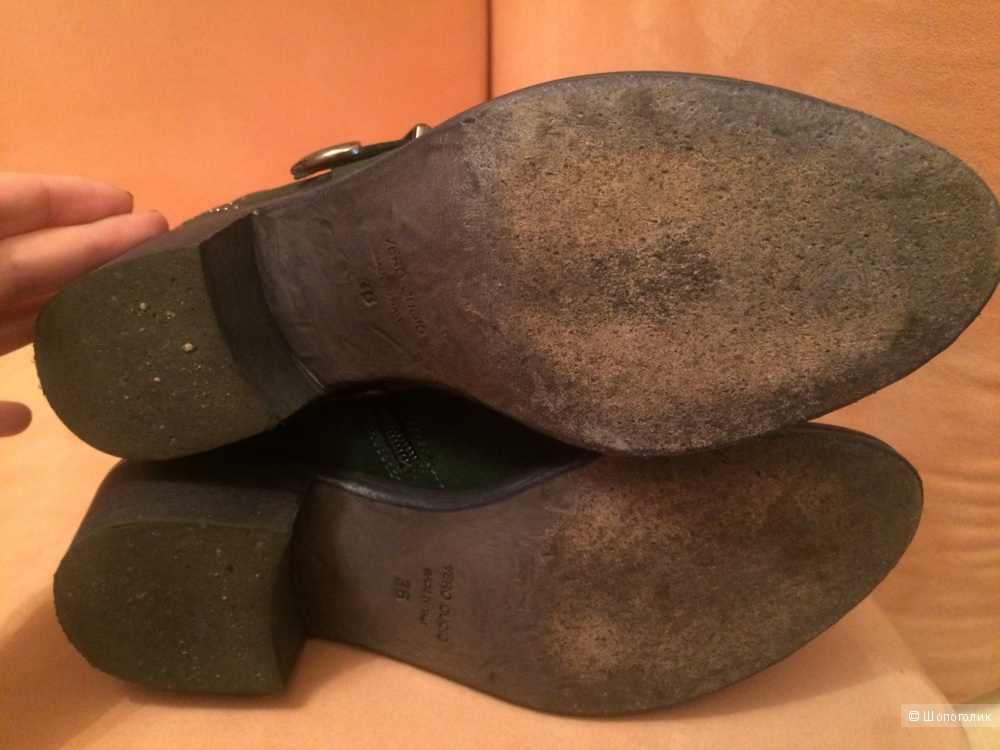 Ботиночки Mariga зеленые 36 размер