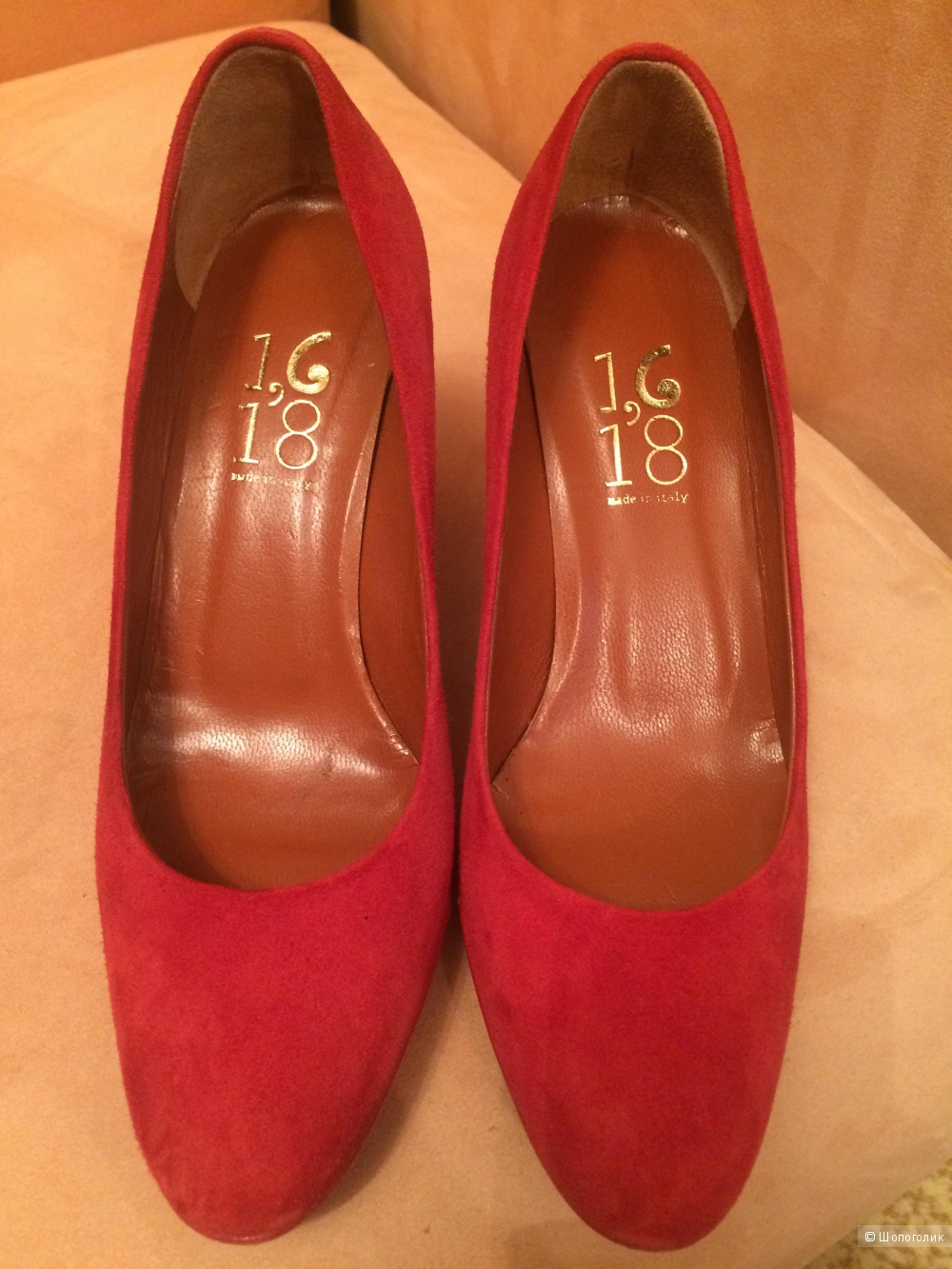 Туфли 1,618 красные 36 размер новые
