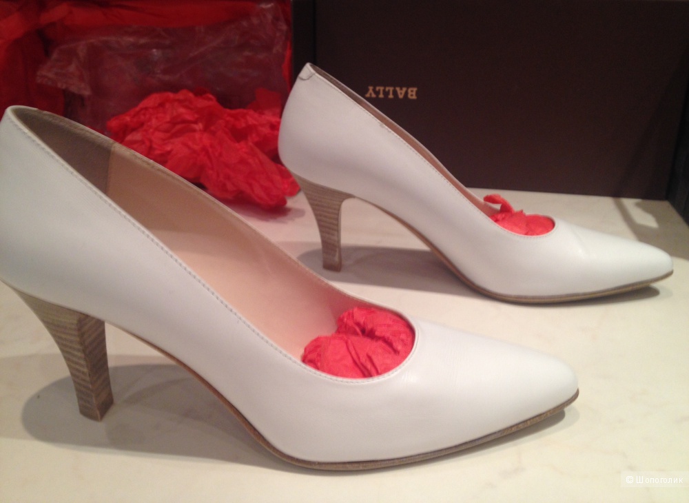 Новые белые туфли BALLY, Италия, размер 36