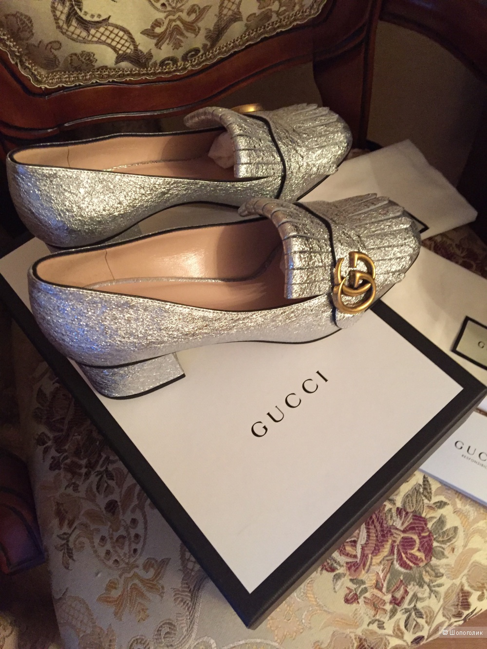 Продаю новые, роскошные, оригинальные туфельки Gucci.