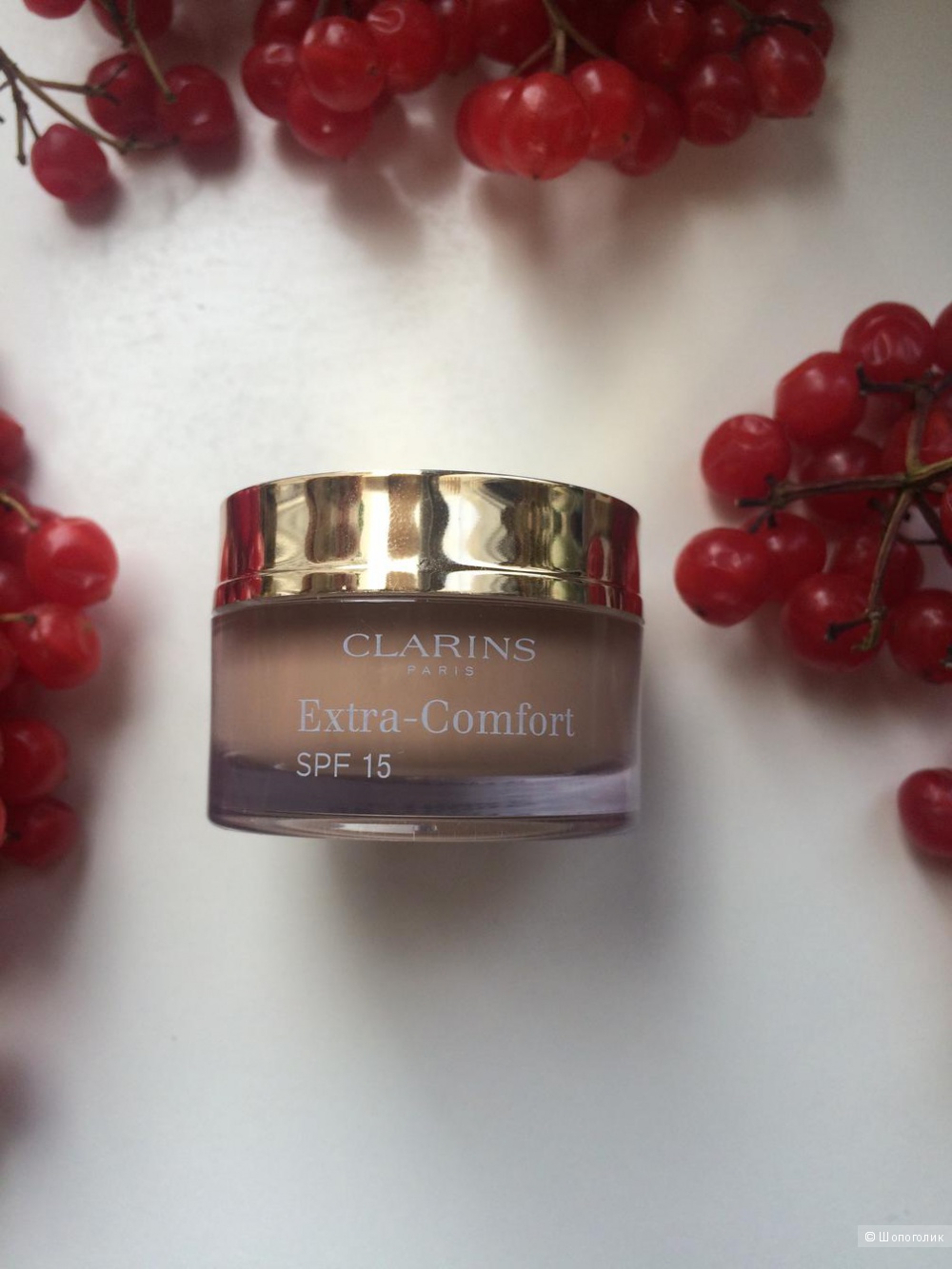 Оригинальный тестер Тональный крем Clarins Extra Comfort объём 10 ml оттенок 110 honey.