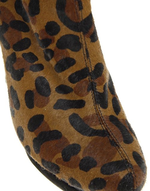 Ботинки ASOS ALTO Leather Animal Print Effect. Р-р 36-36,5.