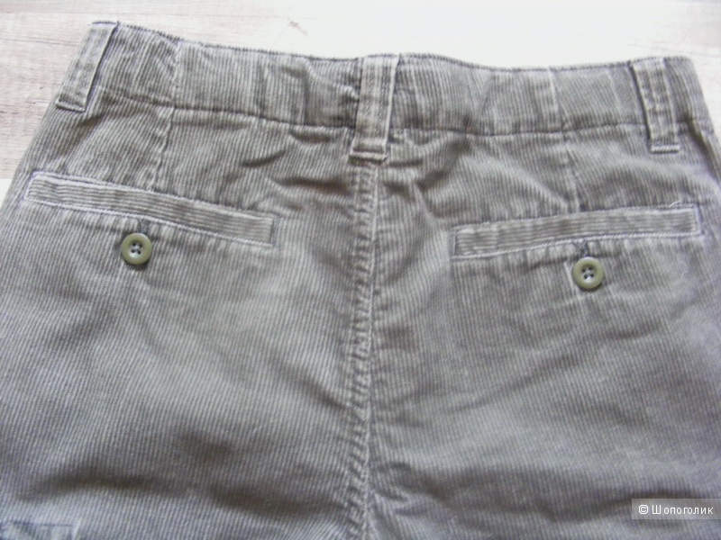 Джинсы брюки вельветовые хаки на 11-12 лет