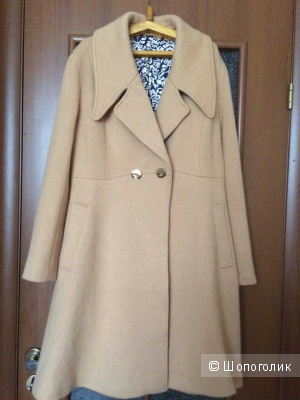 Шикарное пальто из вязки Noname