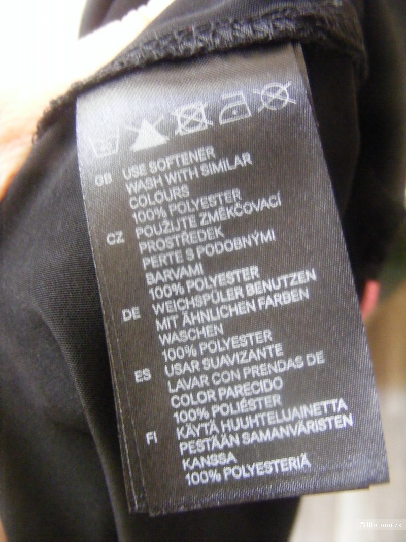 Топ - майка H&M чёрная 46 размер НОВАЯ
