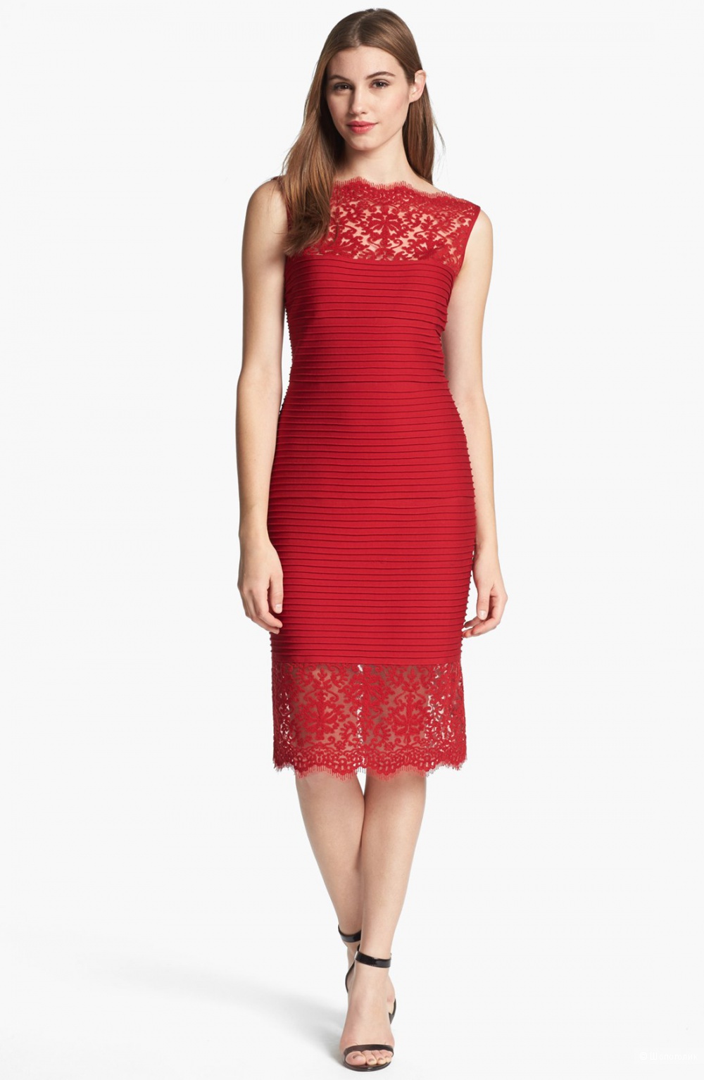 Сказочно красивое дизайнерское платье от TADASHI SHOJI р.46