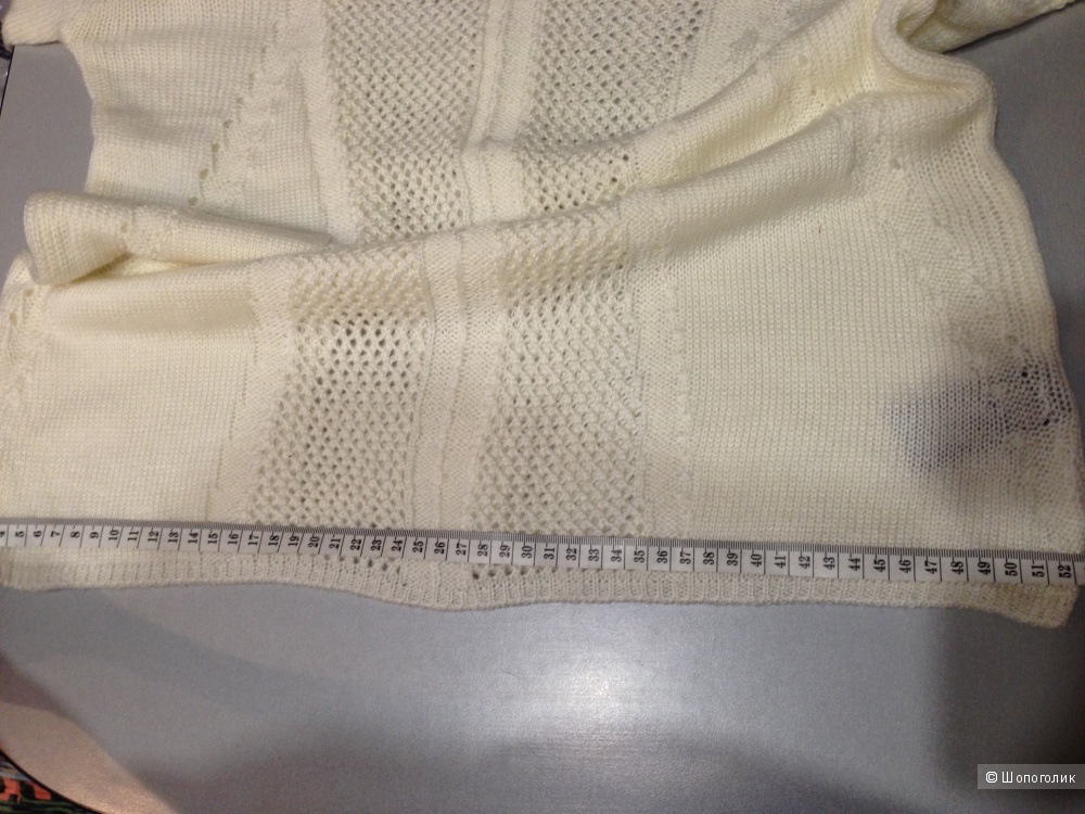 Ажурные свитера H&M, молочного цвета - L, цвета морской волны - XL