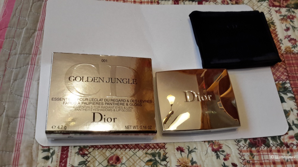 Christian Dior Golden Jungle Eyeshadows & Lip Gloss 002 4.7 g новая