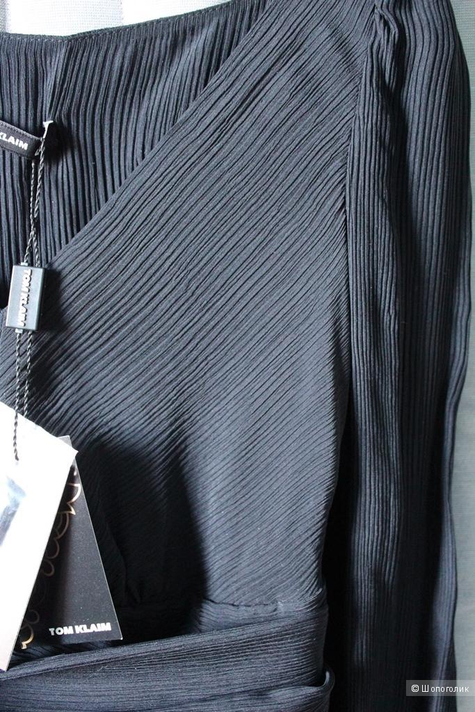 Новое шелковое платье Tom Klaim, черное